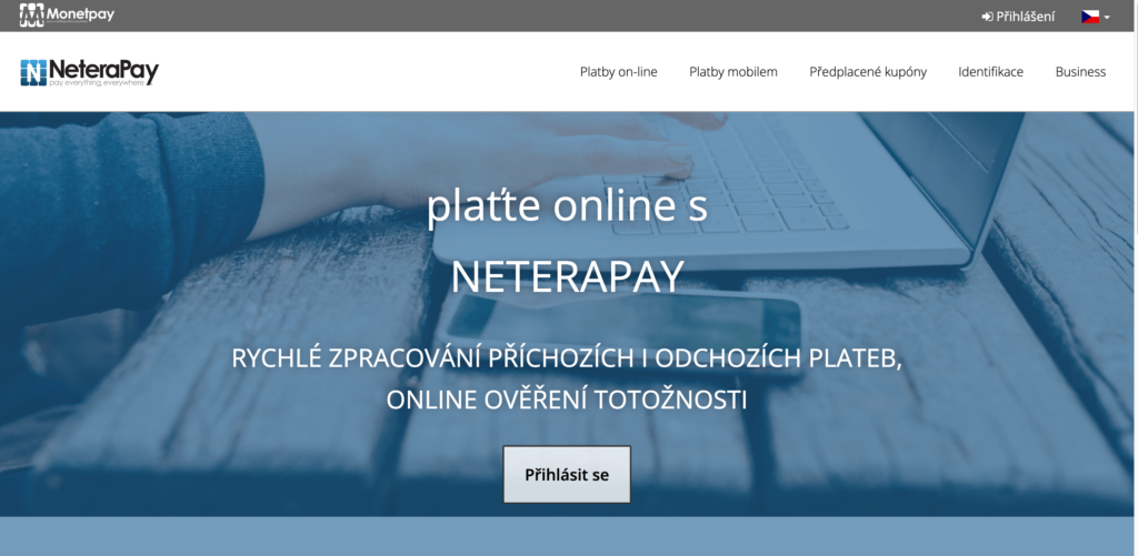 Neterapay registrace